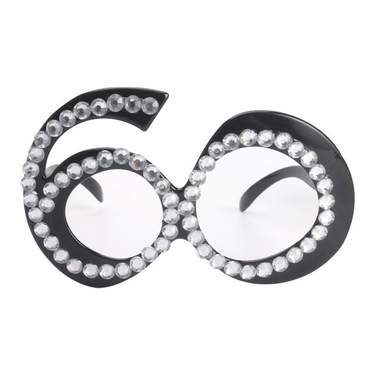Gafas de Cumpleaños con Número | 18, 30, 40, 50, 60, 70, 80, 90