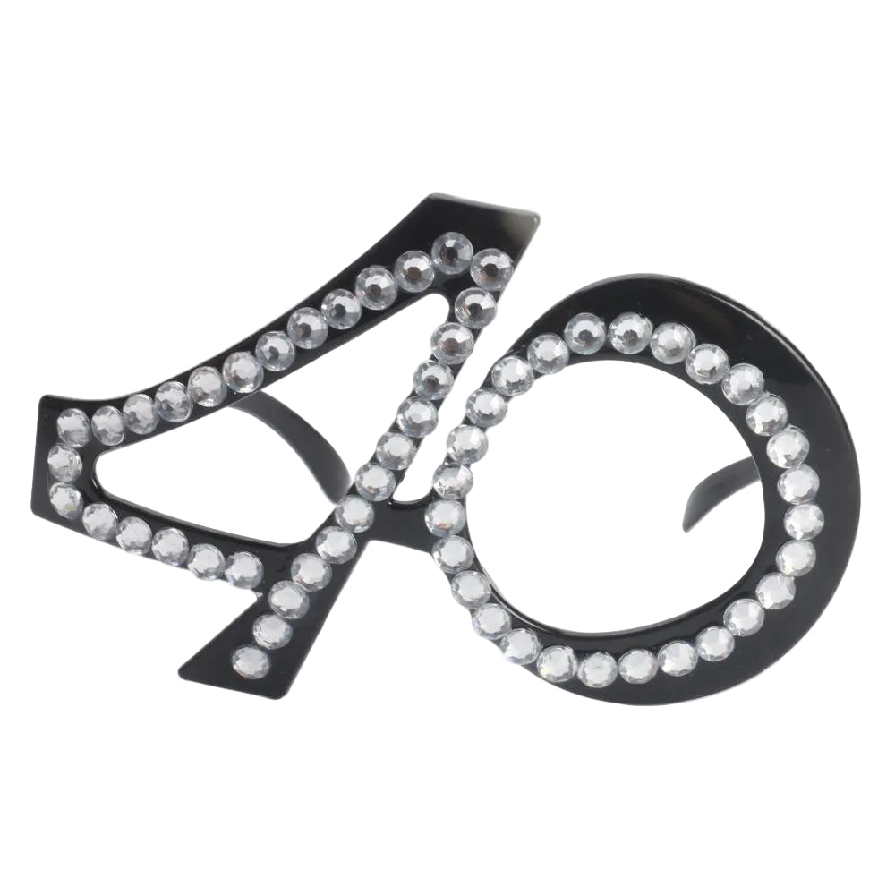 Gafas de Cumpleaños con Número | 18, 30, 40, 50, 60, 70, 80, 90