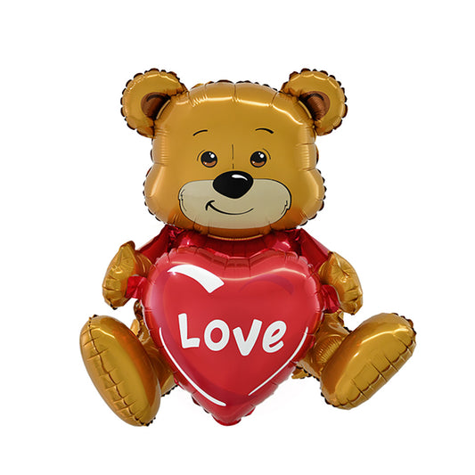 Globo Foil 3D Oso Love 50 x 41 cm