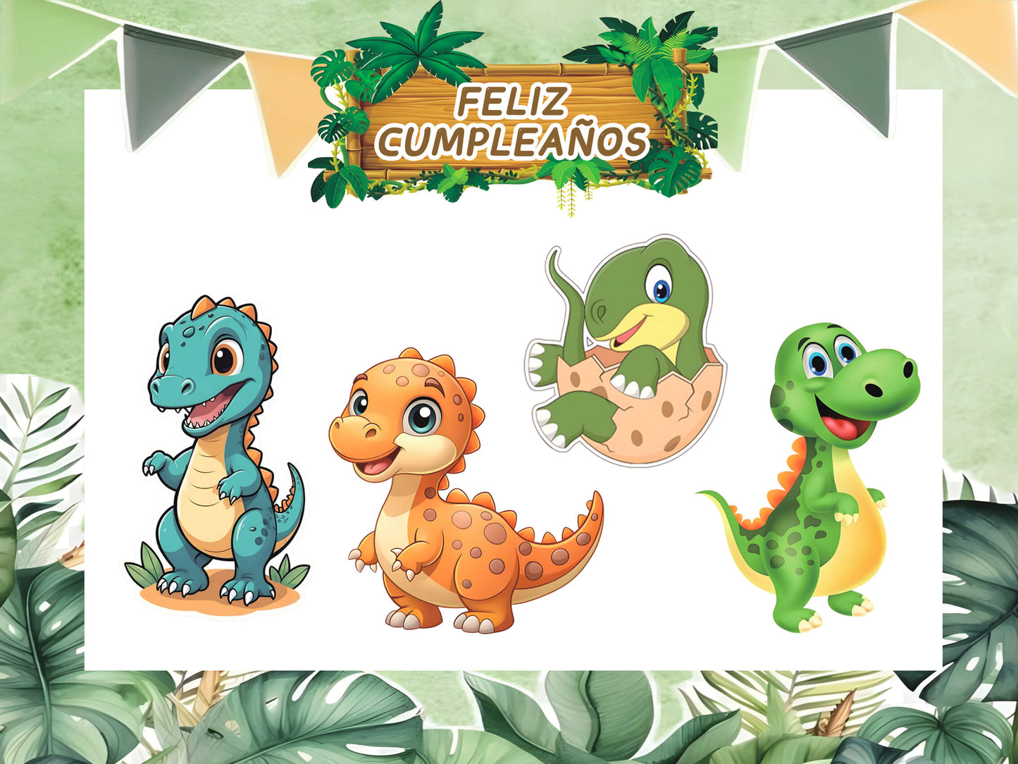 Photocall Marco Dinosaurio | Cumpleaños Infantil