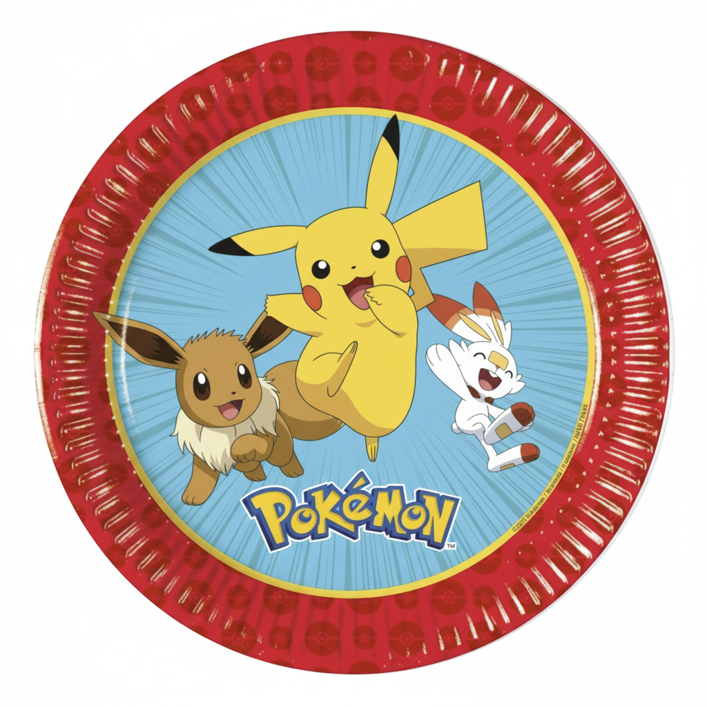 Platos Pokemon 20cm 8uds