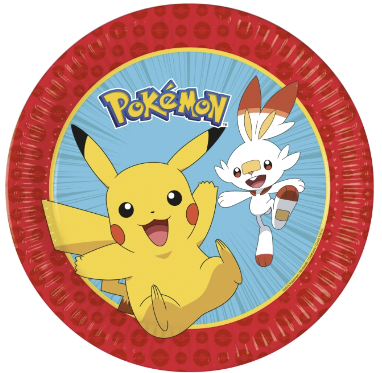 Platos Pokemon 23cm 8uds