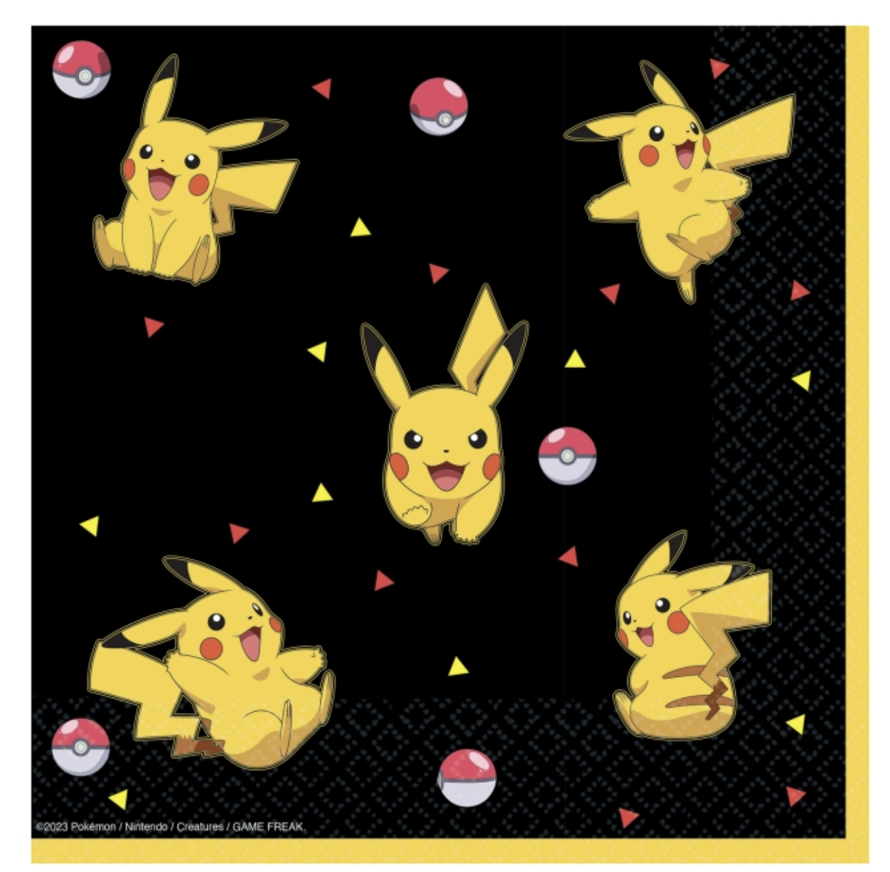 Servilletas Pokémon 33x33cm 16uds