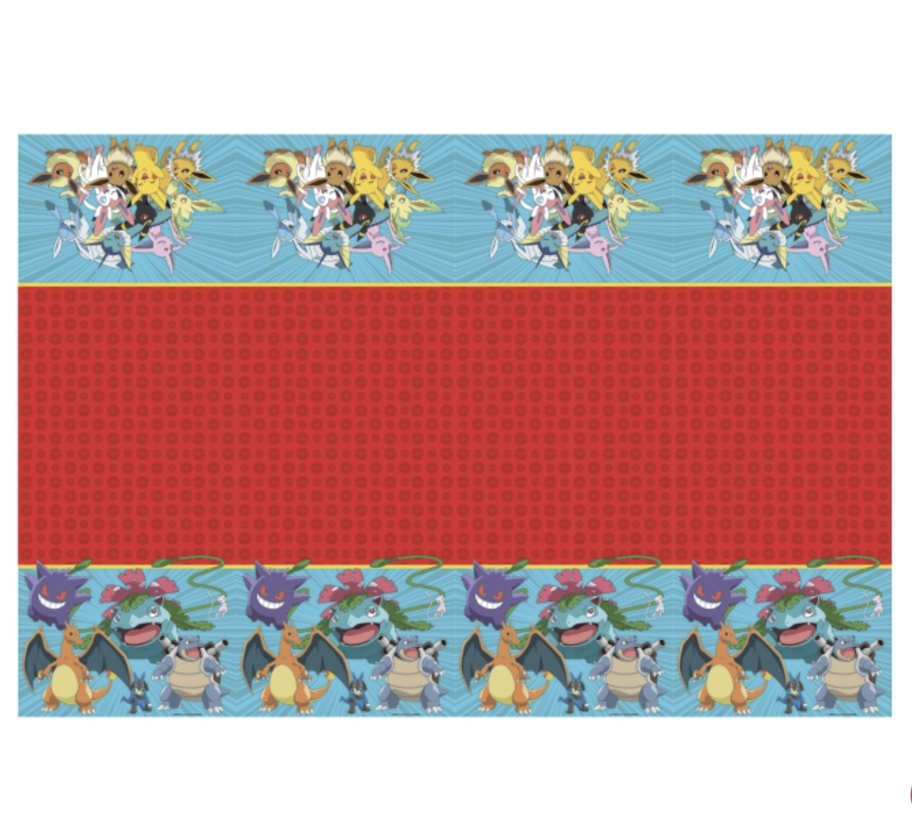 Mantel Plastico Pokmen 120X180cm 1ud