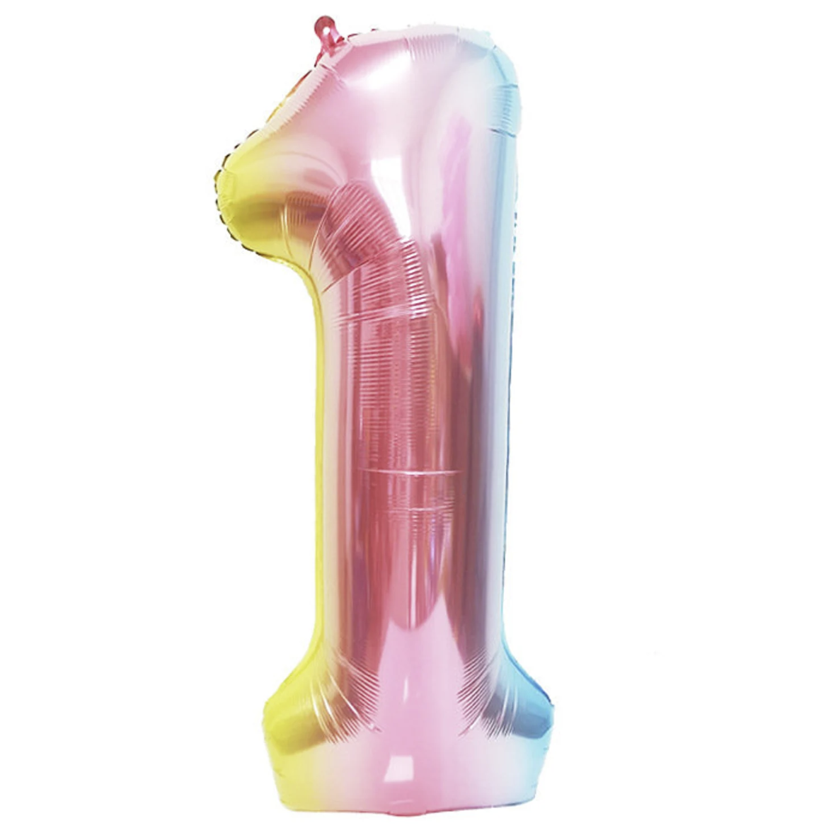 Globo Foil Número Gigante Aluminio 100cm (40") Muticolor