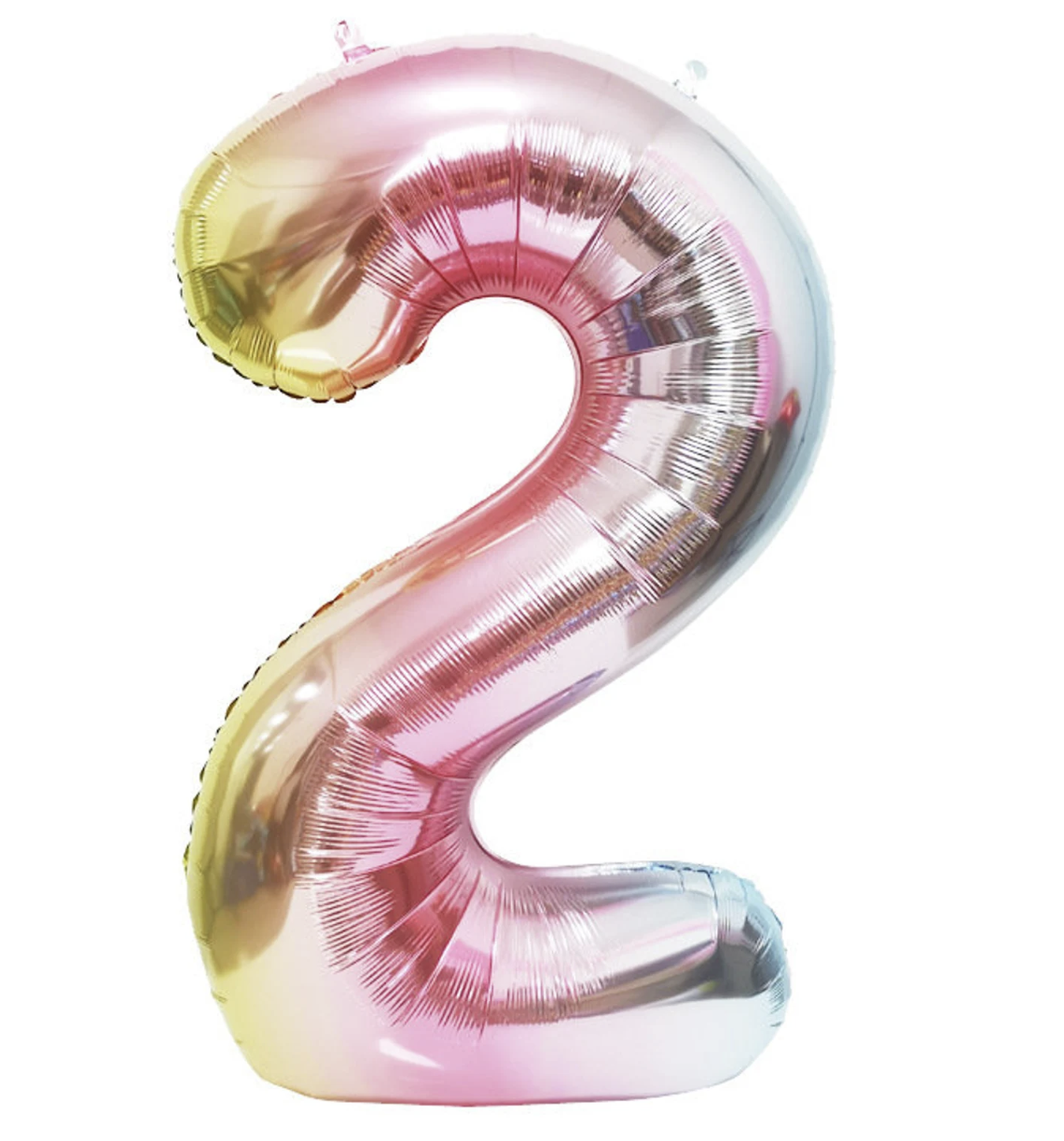 Globo Foil Número Gigante Aluminio 100cm (40") Muticolor