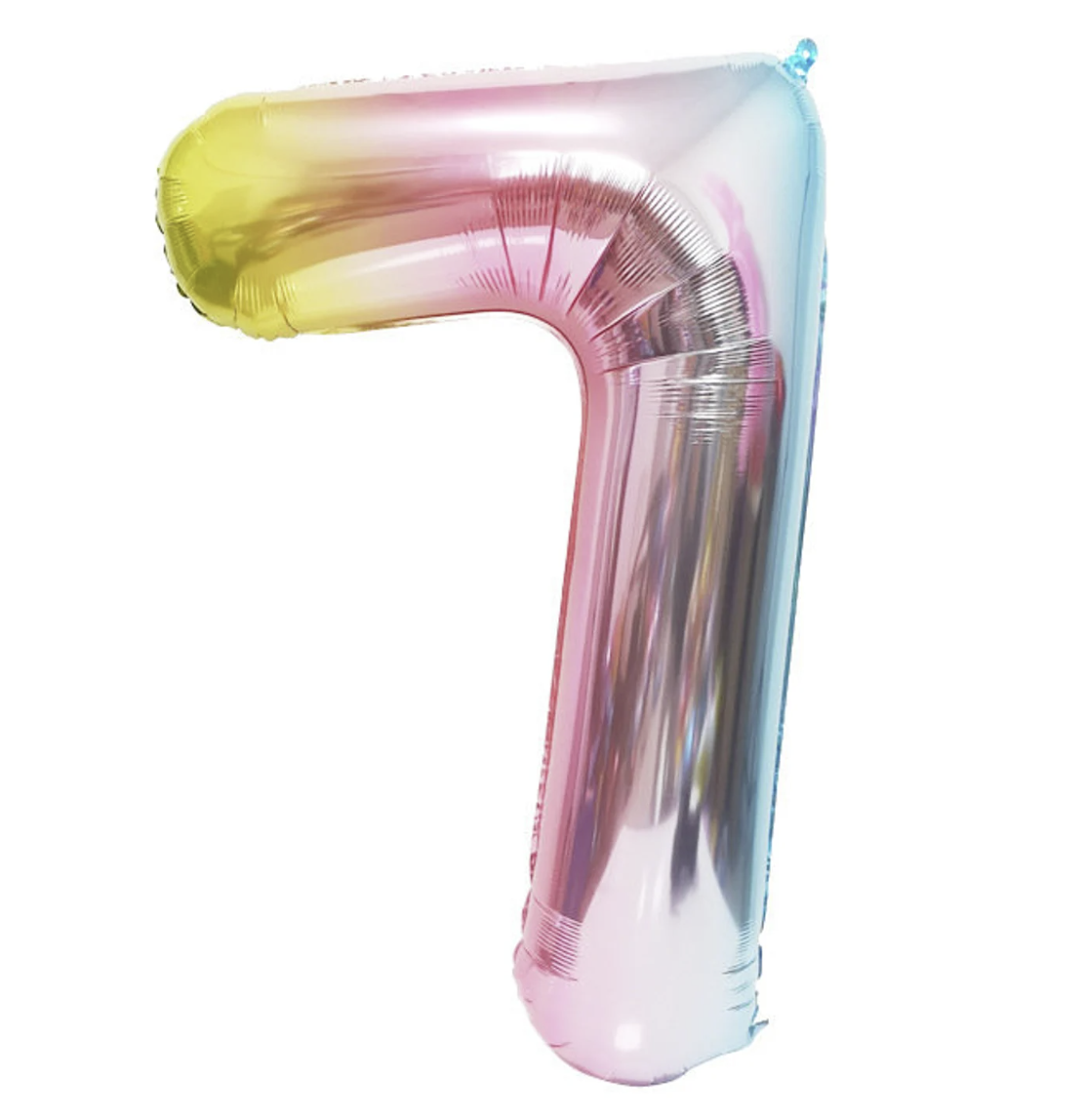 Globo Foil Número Gigante Aluminio 100cm (40") Muticolor