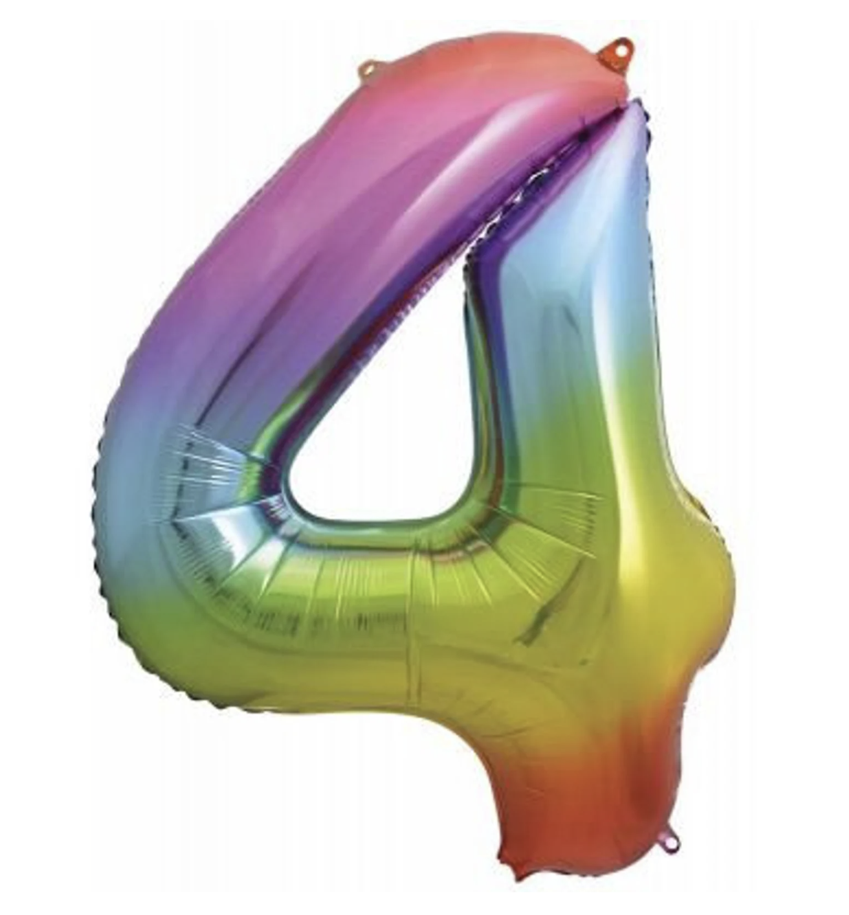 Globo Foil Número Gigante Aluminio 100cm (40")  Muticolor