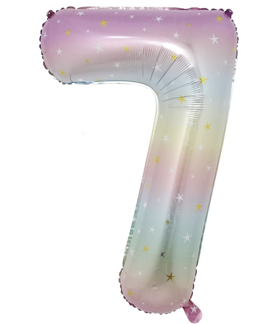 Globo Foil Número Gigante Aluminio 100cm (40")  Gradiente