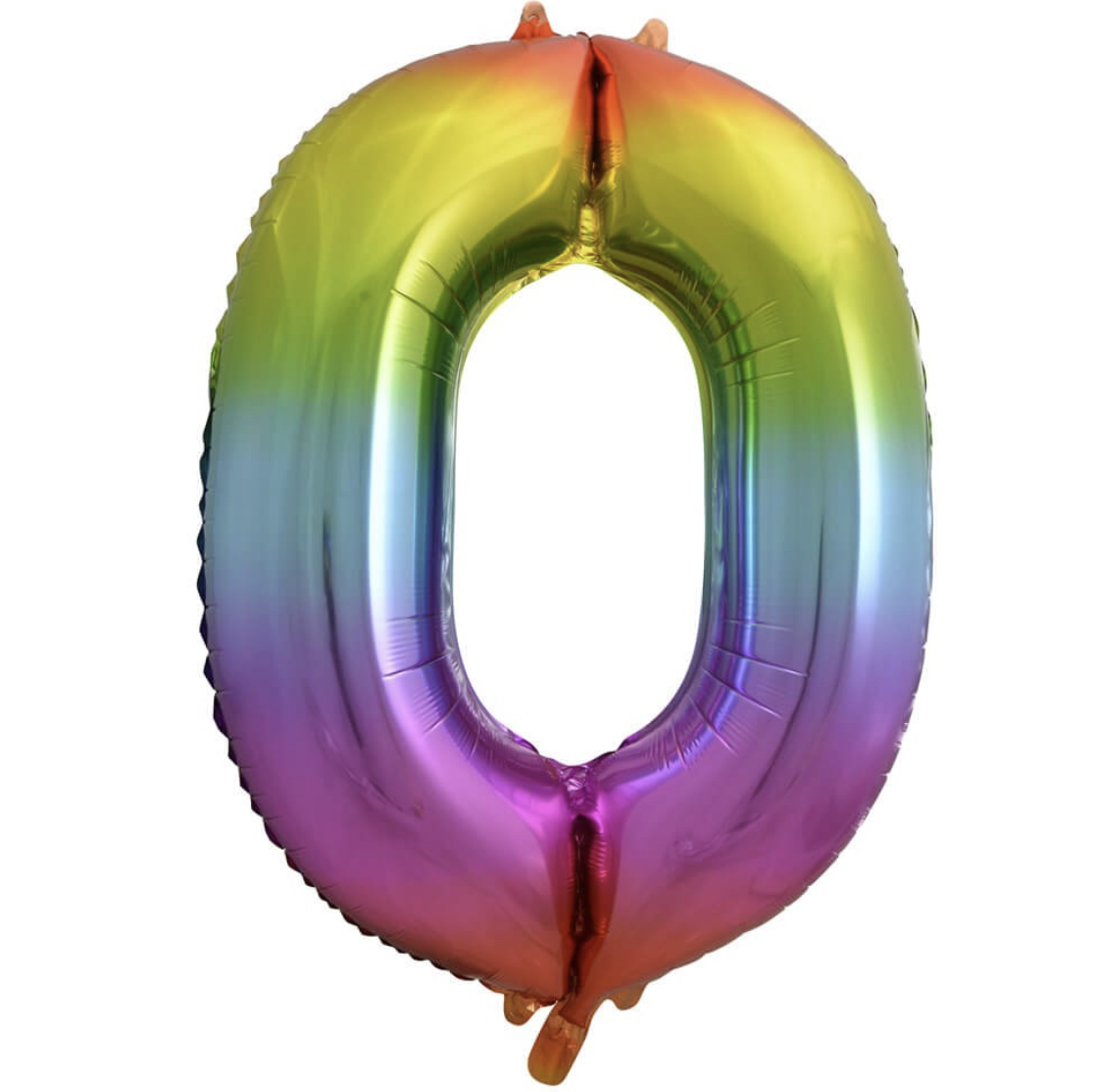Globo Foil Número Gigante Aluminio 100cm (40")  Muticolor