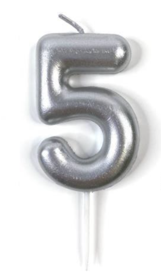 Vela Números 0-9 Plate