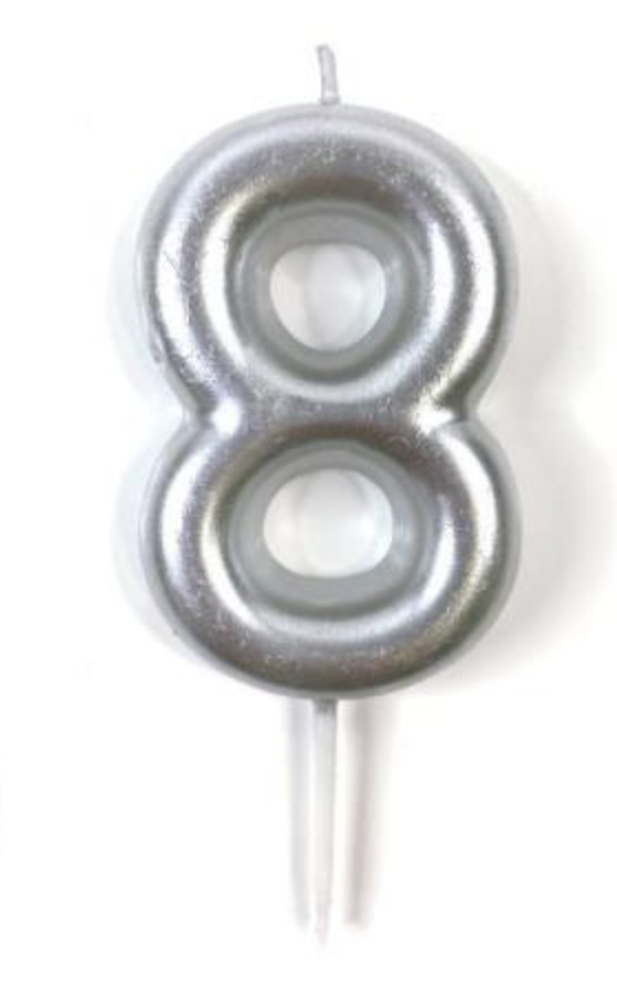 Vela Números 0-9 Plate