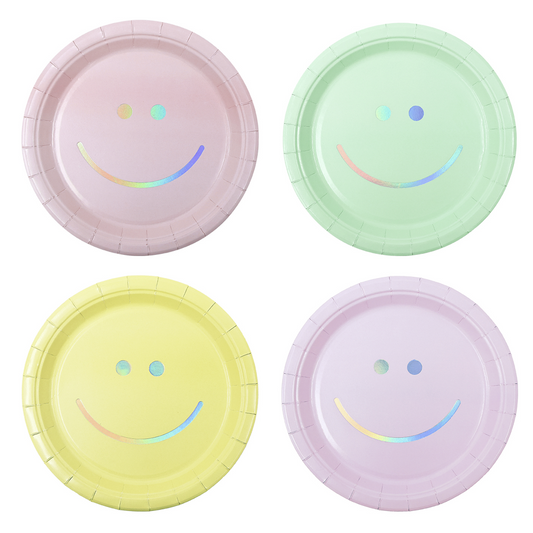 Platos SMILEY SURTIDO 18/23cm 6uds