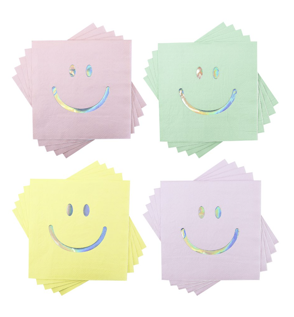 Servilletas Smiley Surtido 33x33cm 12uds