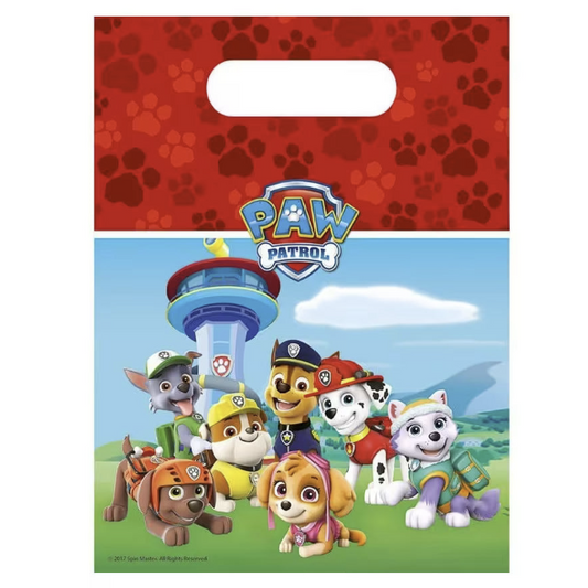 Bolsas Paw Patrol 6uds