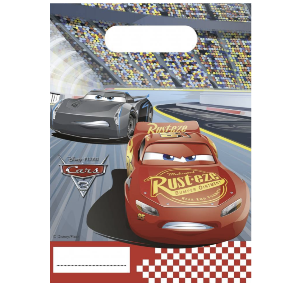 Bolsas Cars 3 6uds