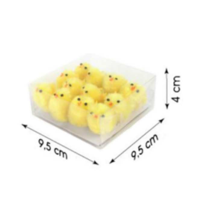 ADORNO 3.5CM POLLITOS 12uds