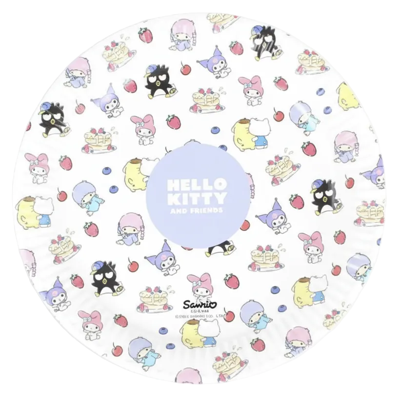 Platos Hello Kitty and Friends 23cm 6uds