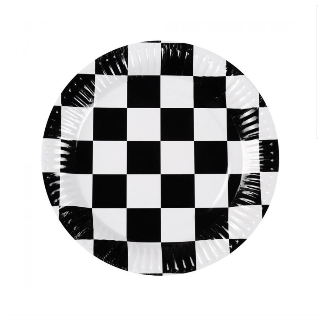 Platos Cartón Racing Carrera Coches F1 23 cm 10 uds