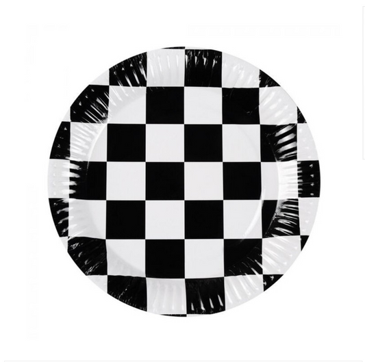 Platos Cartón Racing Carrera Coches F1 23 cm 10 uds
