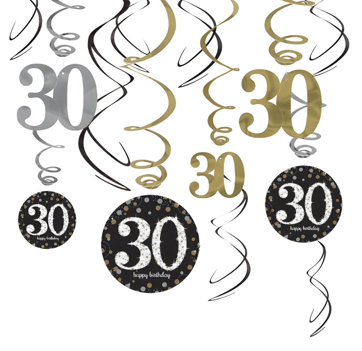 Colgantes Decorativos Burbujas de Champagne 12 uds