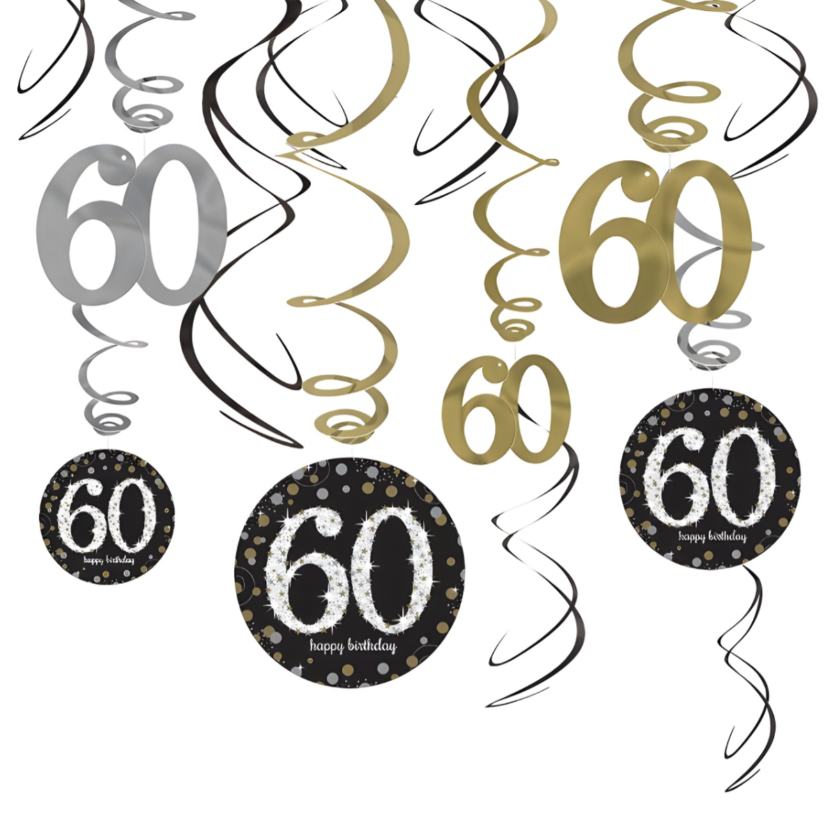 Colgantes Decorativos Burbujas de Champagne 12 uds
