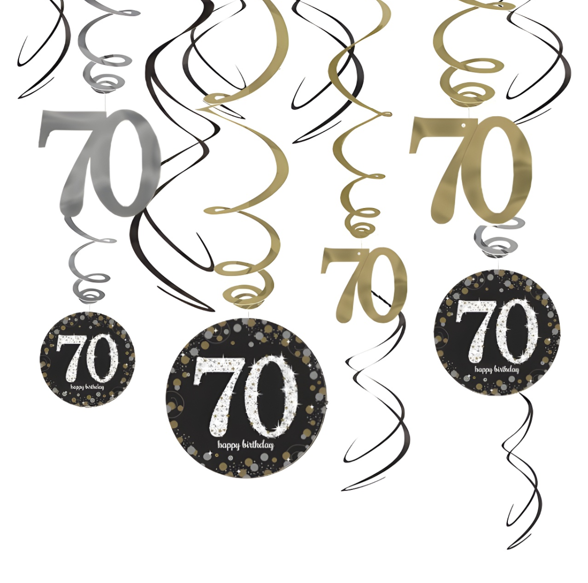 Colgantes Decorativos Burbujas de Champagne 12 uds