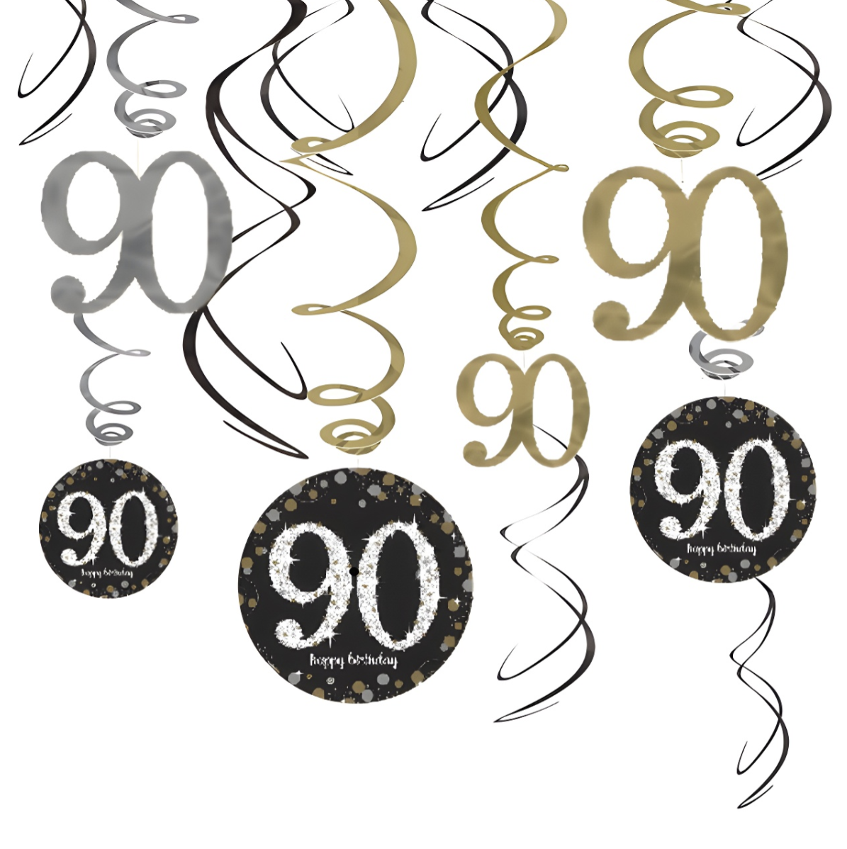 Colgantes Decorativos Burbujas de Champagne 12 uds
