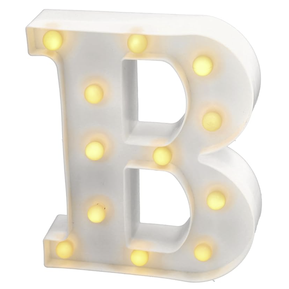 Letra Luminosa LED Luz Blanca Cálida 22x14 cm | A-Z