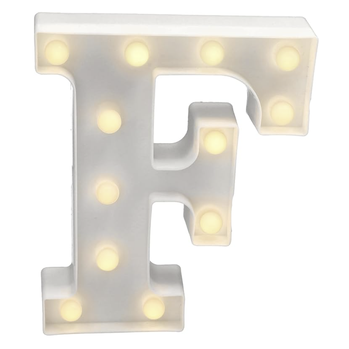 Letra Luminosa LED Luz Blanca Cálida 22x14 cm | A-Z