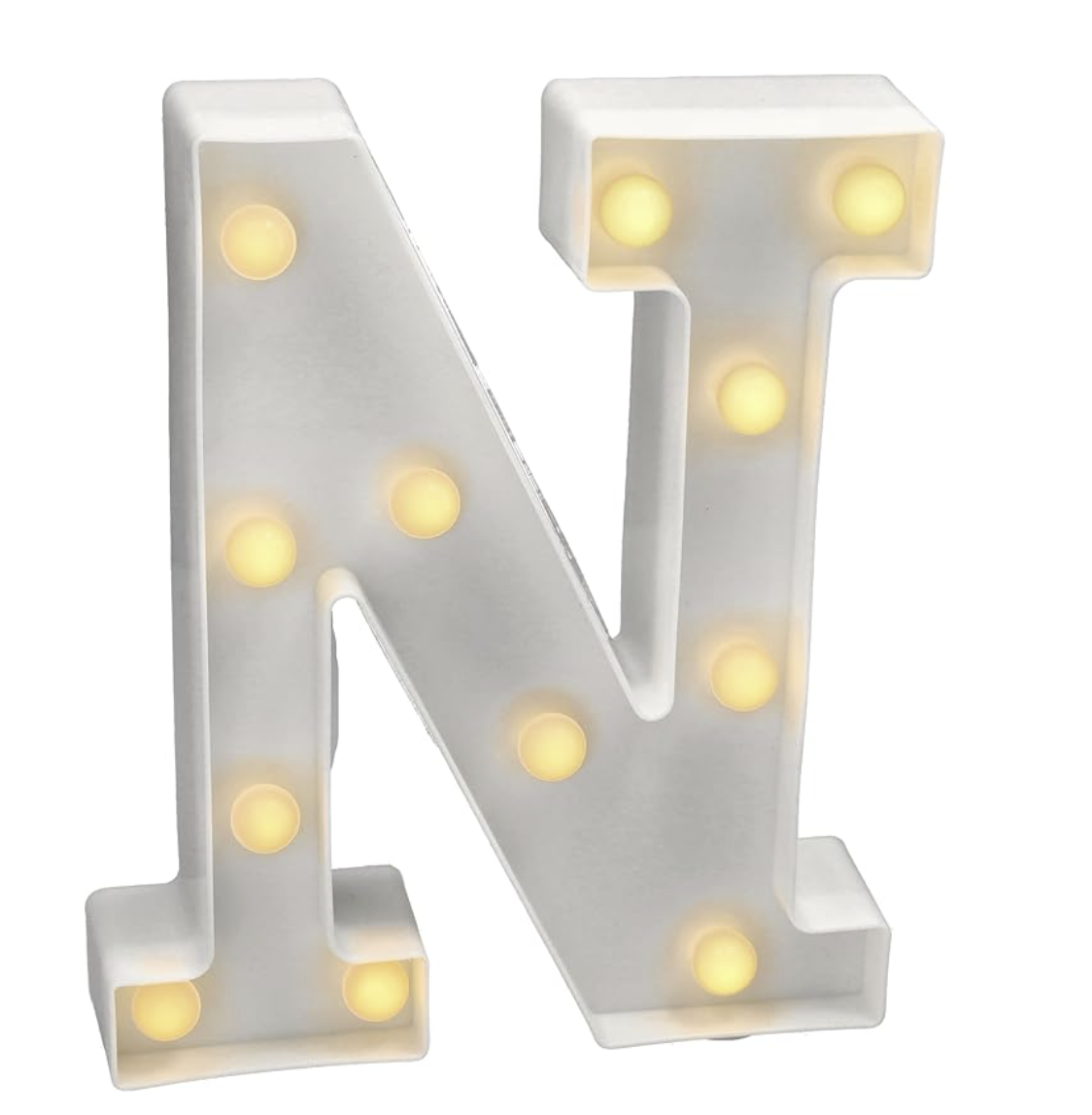 Letra Luminosa LED Luz Blanca Cálida 22x14 cm | A-Z