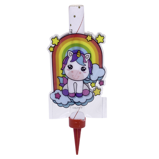 Fuente Pastel Unicornio Luz Dorada