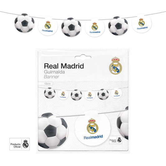 Guirnalda Real Madrid Balones Oficial