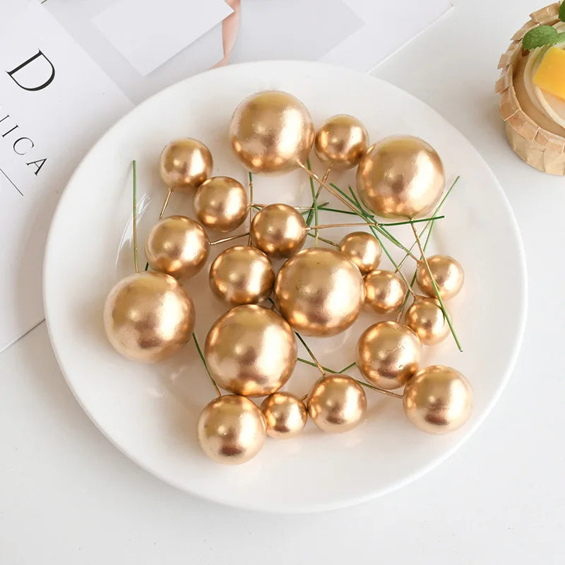 Bolas Decorativas para Tartas | 20 pcs | Multicolor