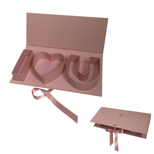 Caja de Flores "Te Quiero" para Regalos Románticos 45x18x5 cm
