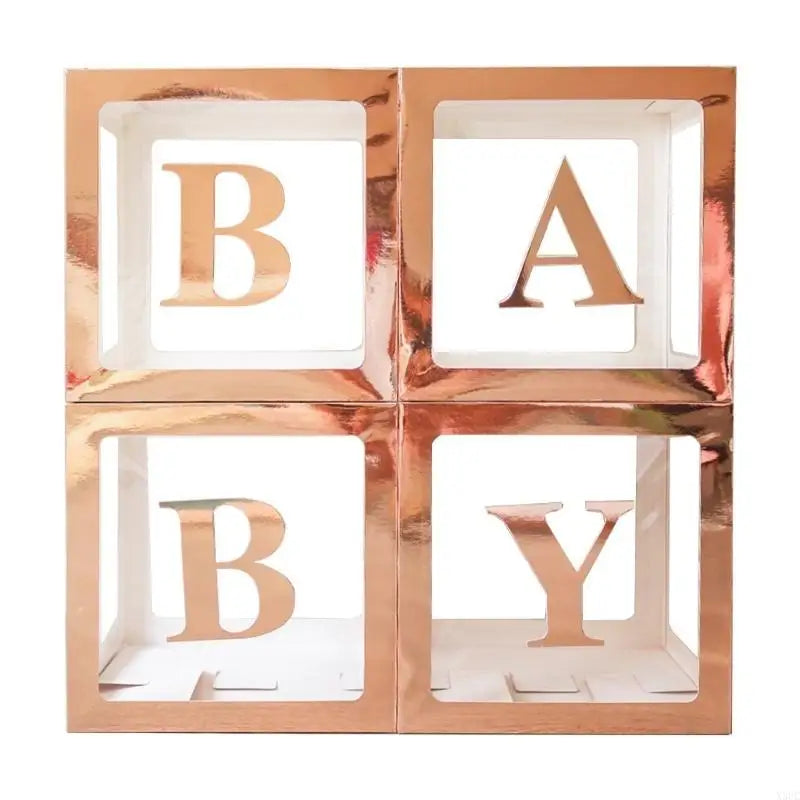 Cajas Decorativas "BABY" 30x30 cm,Set 4 uds