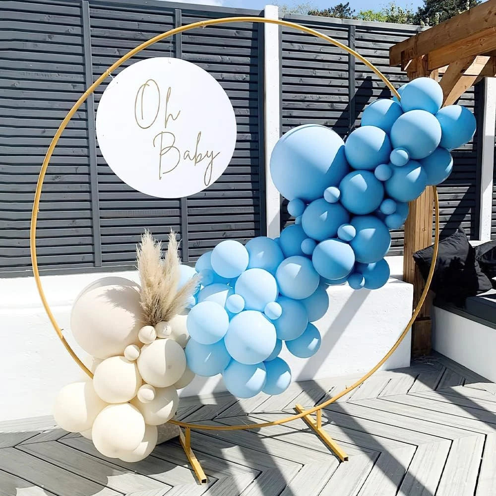 Arco Circular de Metal para Globos - Soporte de Boda y Fiestas 150-200cm