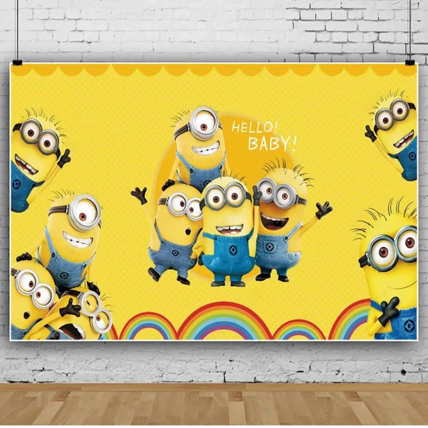Pancarta Minion Tela 100x150cm