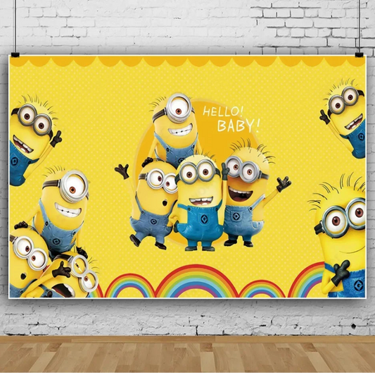 Pancarta Minion Tela 100x150cm