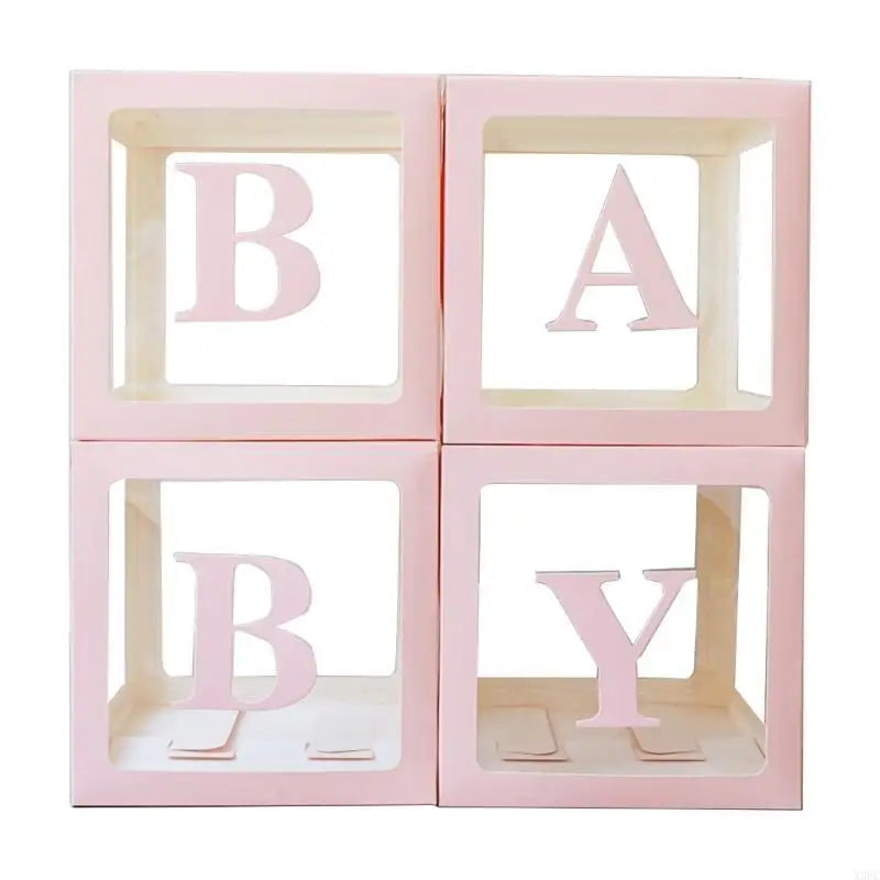 Cajas Decorativas "BABY" 30x30 cm,Set 4 uds