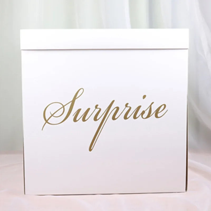 Caja Sorpresa Grande para Globos y Regalos