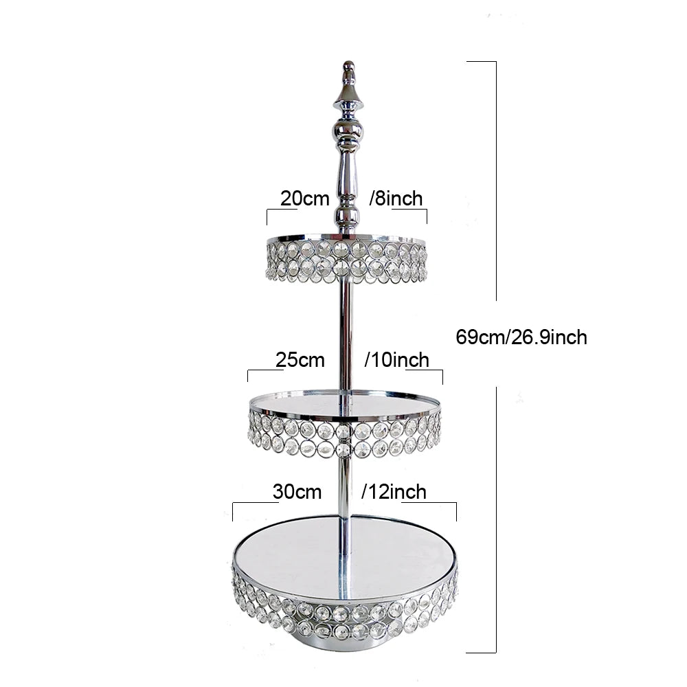 SOPORTE TARTA CRISTAL 3 PISOS