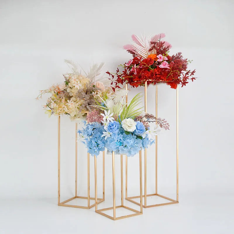 Soportes Florales Dorados