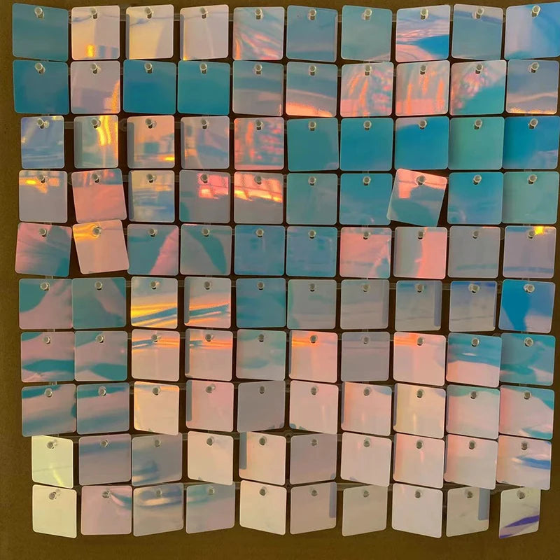 Panel de Lentejuelas 30x30cm | Fondo Brillante para Fiestas