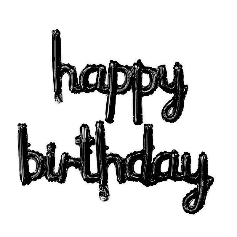 Globos de Foil con Letras 'happy birthday'  16"