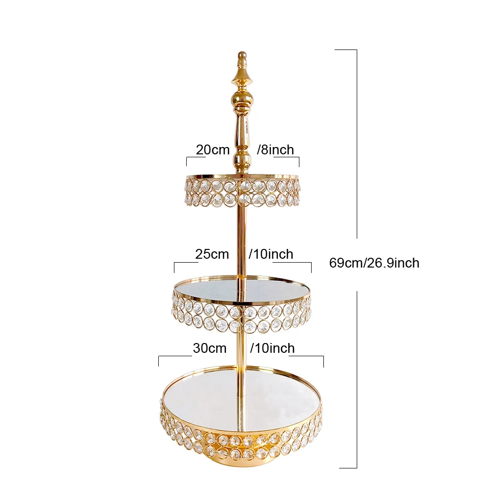 SOPORTE TARTA CRISTAL 3 PISOS
