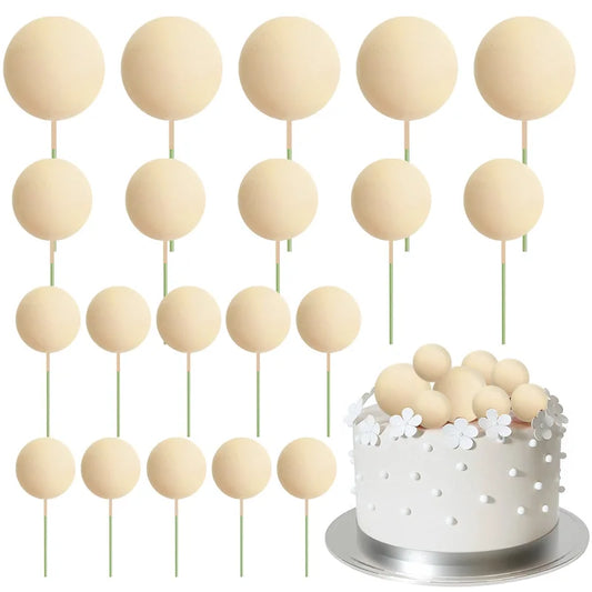 Bolas Decorativas para Tartas 18 pcs Multicolor