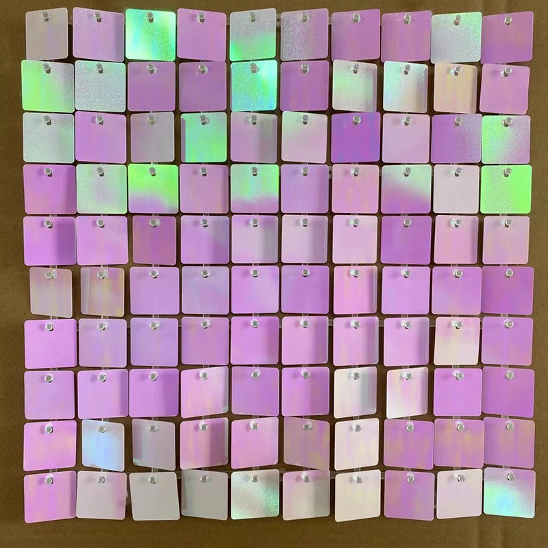 Panel de Lentejuelas 30x30cm | Fondo Brillante para Fiestas