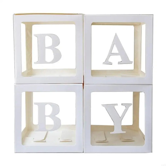 Cajas Decorativas "BABY" 30x30 cm,Set 4 uds