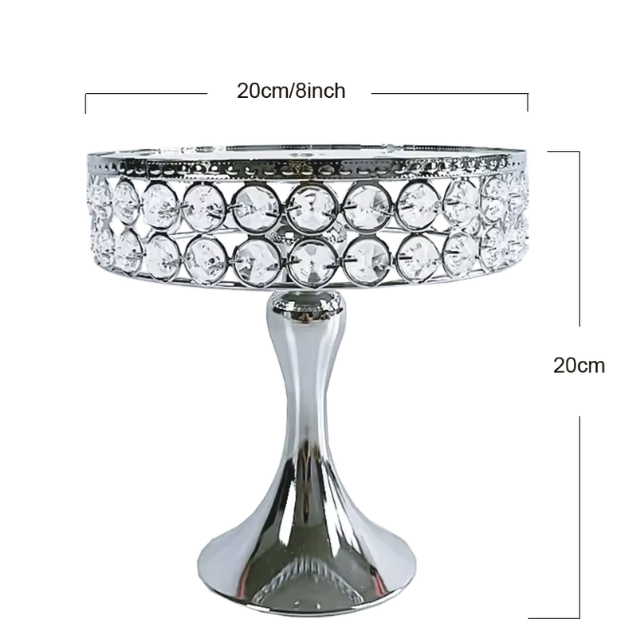 SOPORTE TARTA CRISTAL